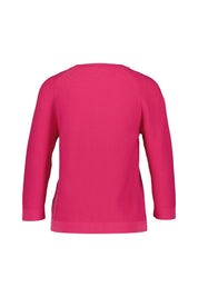 Strickpullover aus Baumwolle - 108 Pink - Pink