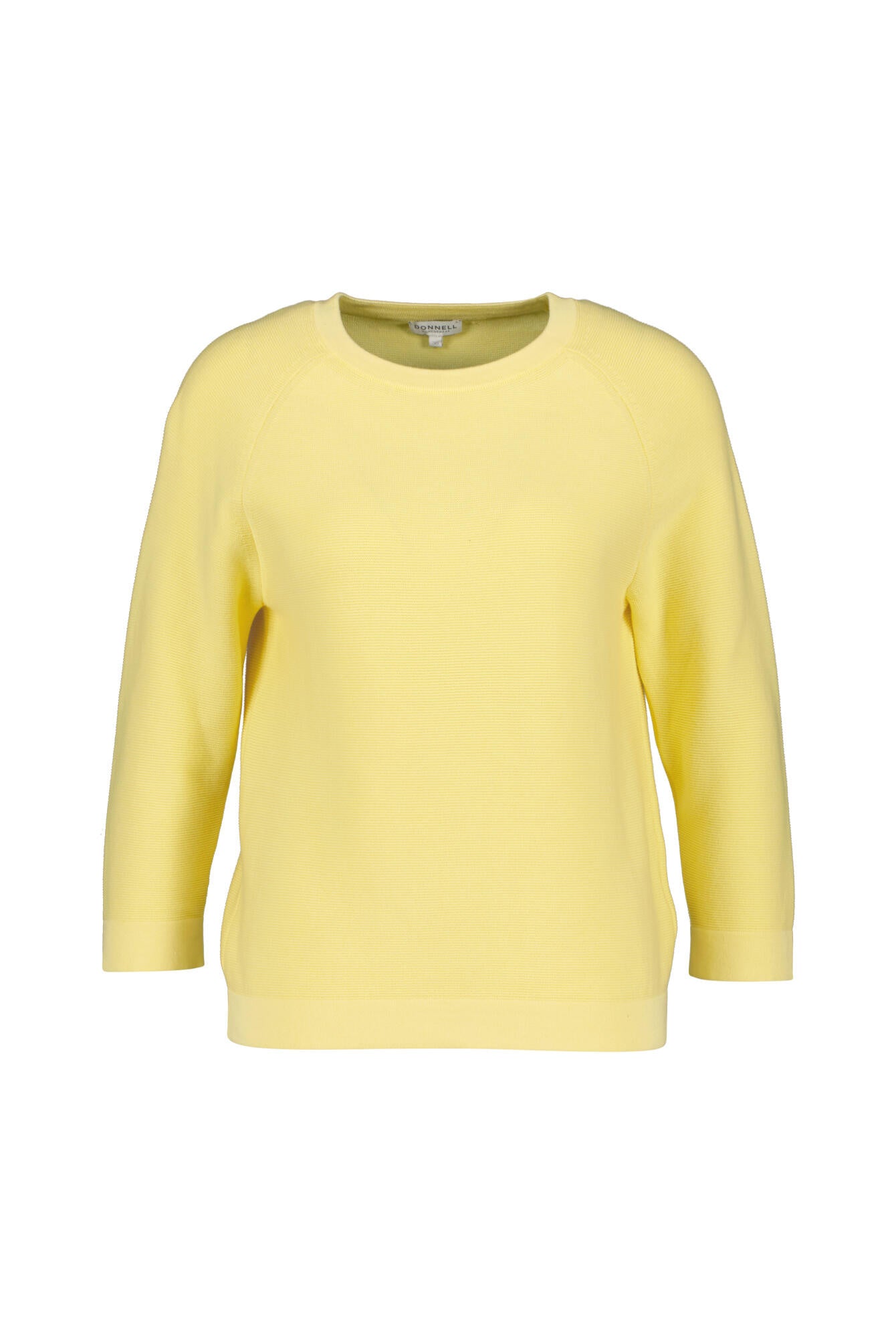 Strickpullover aus Baumwolle - 107 Yellow - Gelb