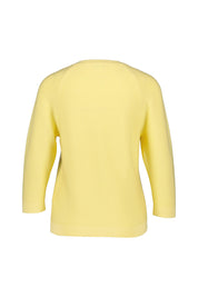 Strickpullover aus Baumwolle - 107 Yellow - Gelb