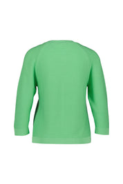 Strickpullover aus Baumwolle - 110 Green - Grün