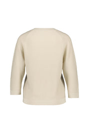 Strickpullover aus Baumwolle - 104 Sand - Beige