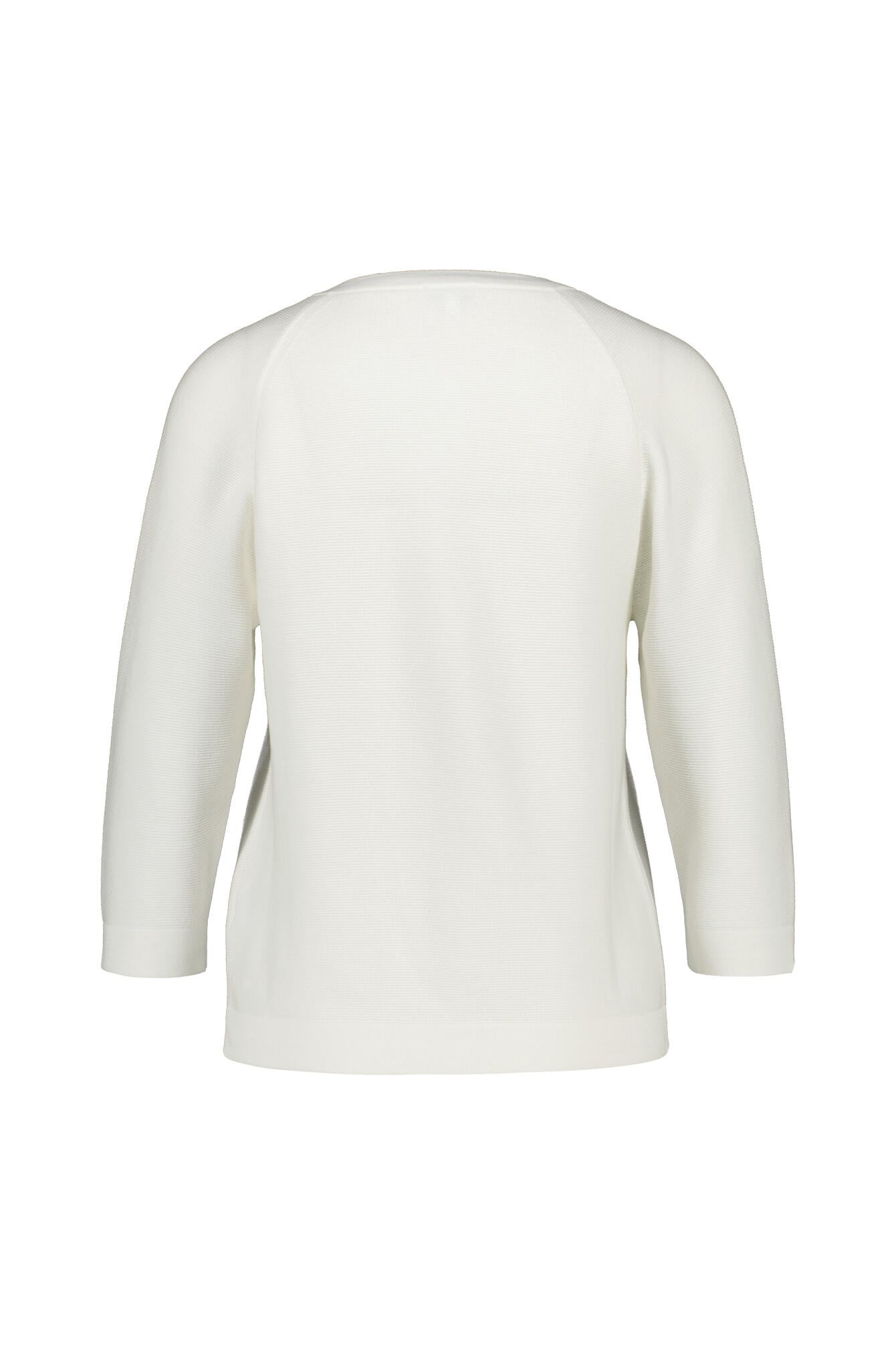 Strickpullover aus Baumwolle - 106 Offwhite - Weiß