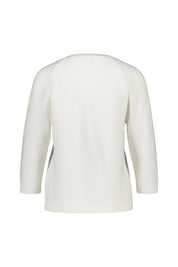 Strickpullover aus Baumwolle - 106 Offwhite - Weiß