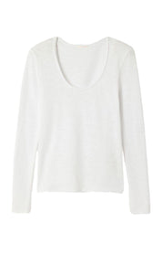 Langarmshirt SONOMA aus Baumwolle - Blanc - Weiß