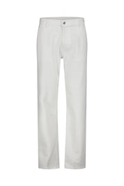 Jeans aus Baumwolle Loose Fit - 001 Latte - Weiß