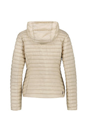 Daunen-Steppjacke mit Kapuze - 219 Porcelain - Beige