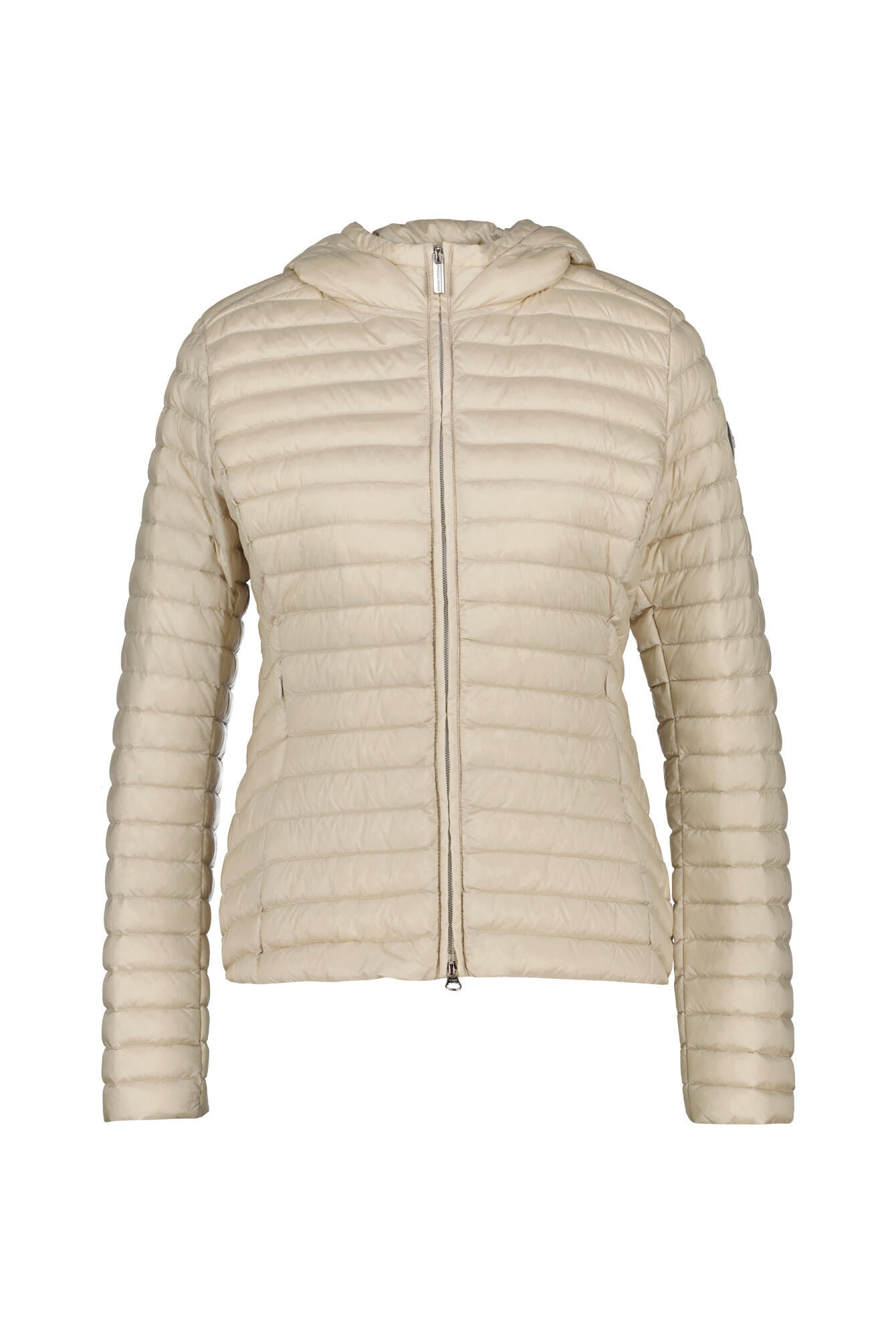 Daunen-Steppjacke mit Kapuze - 219 Porcelain - Beige