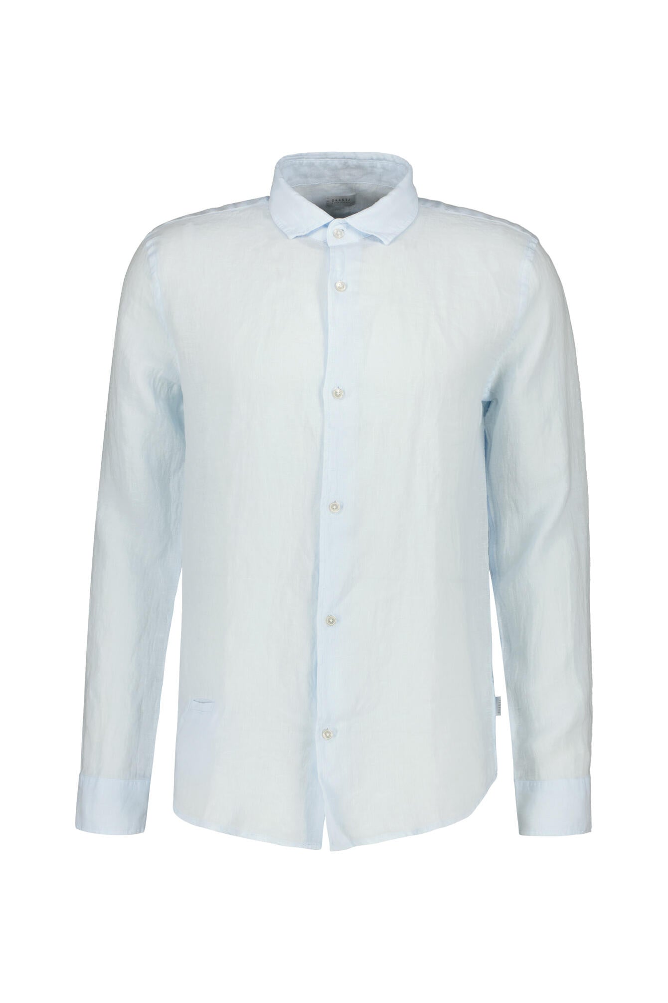 Leinenhemd Regular Fit - Foggy Sky - Blau