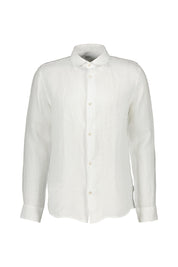 Leinenhemd Regular Fit - White - Weiß