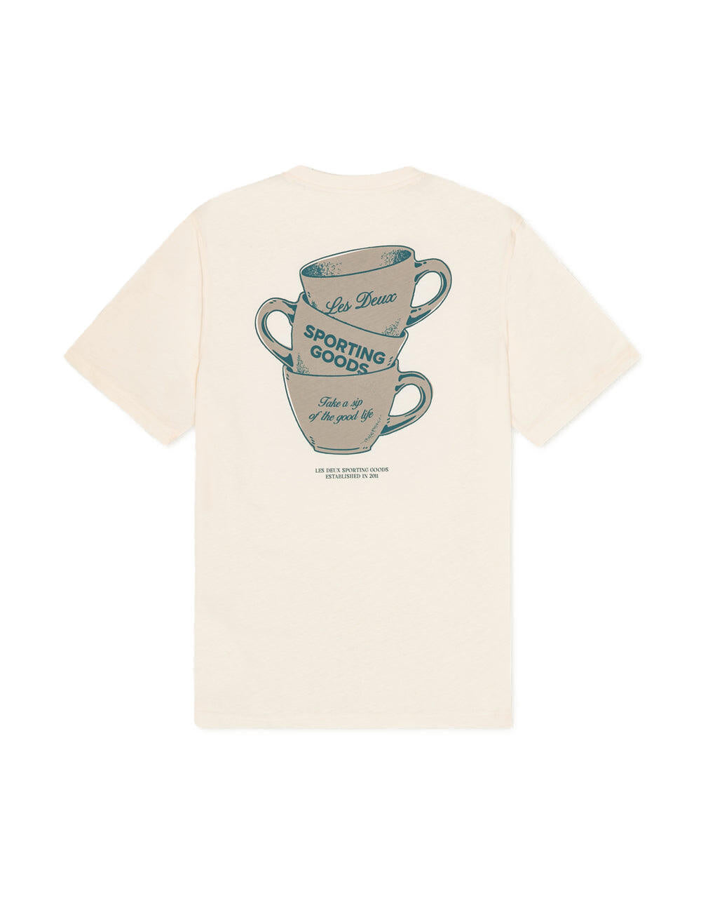 T-Shirt aus Bio-Baumwolle - 211 Eggnog White - Creme