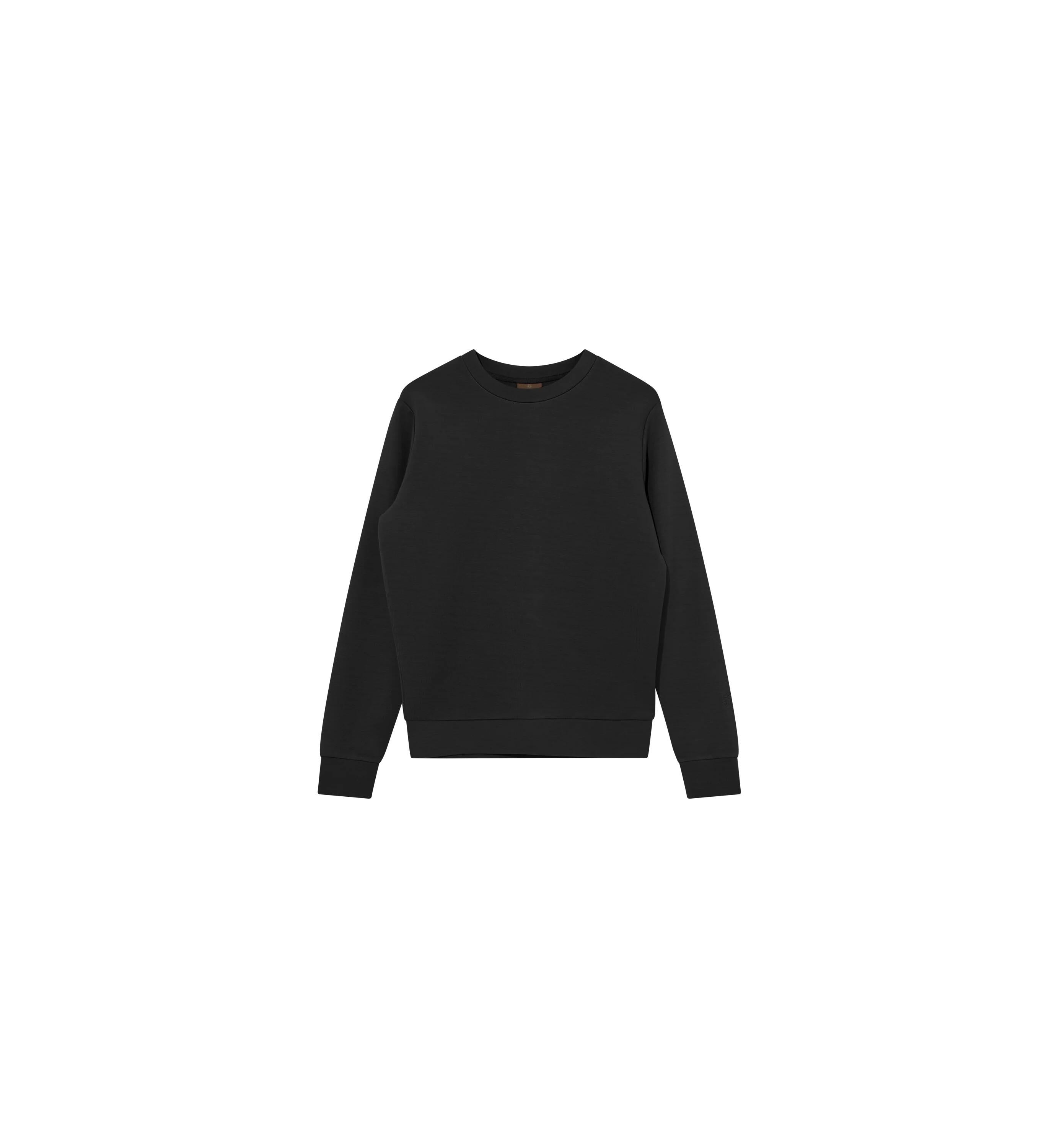Sweatshirt ABEL aus Baumwollmix - 801 Black - Schwarz