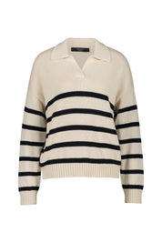 Strickpullover aus Baumwolle - 011 - Beige