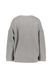 Sweatshirt aus Baumwolle - 002 - Grau