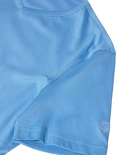 T-Shirt aus Baumwolle - 450 Silver Lake Blue - Blau