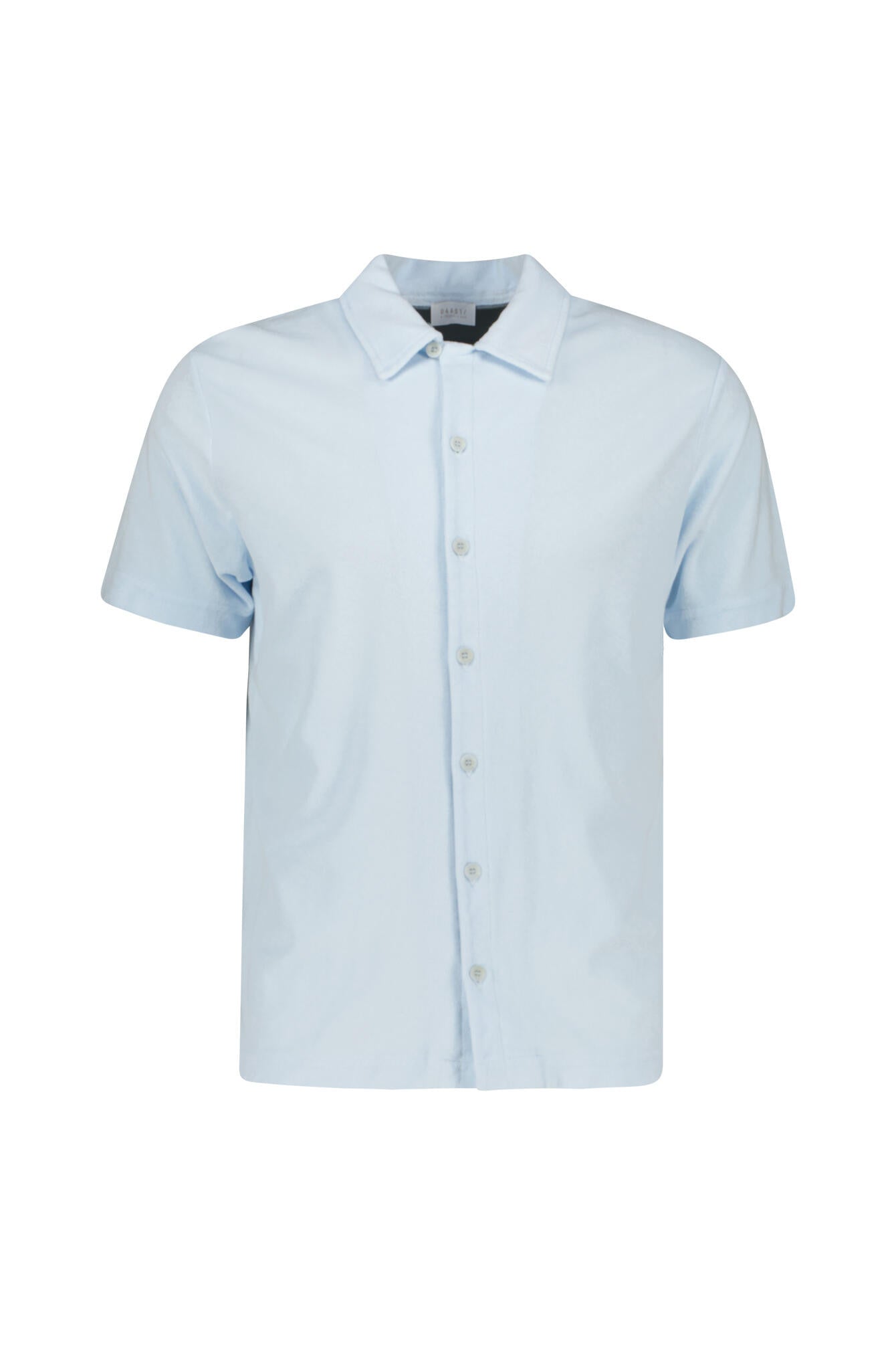 T-Shirt aus Baumwolle - Foggy Sky - Blau