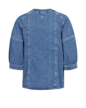 Jeansshirt BARI CRISPY aus Baumwolle - 401 Blue - Blau