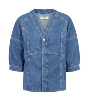 Jeansshirt BARI CRISPY aus Baumwolle - 401 Blue - Blau