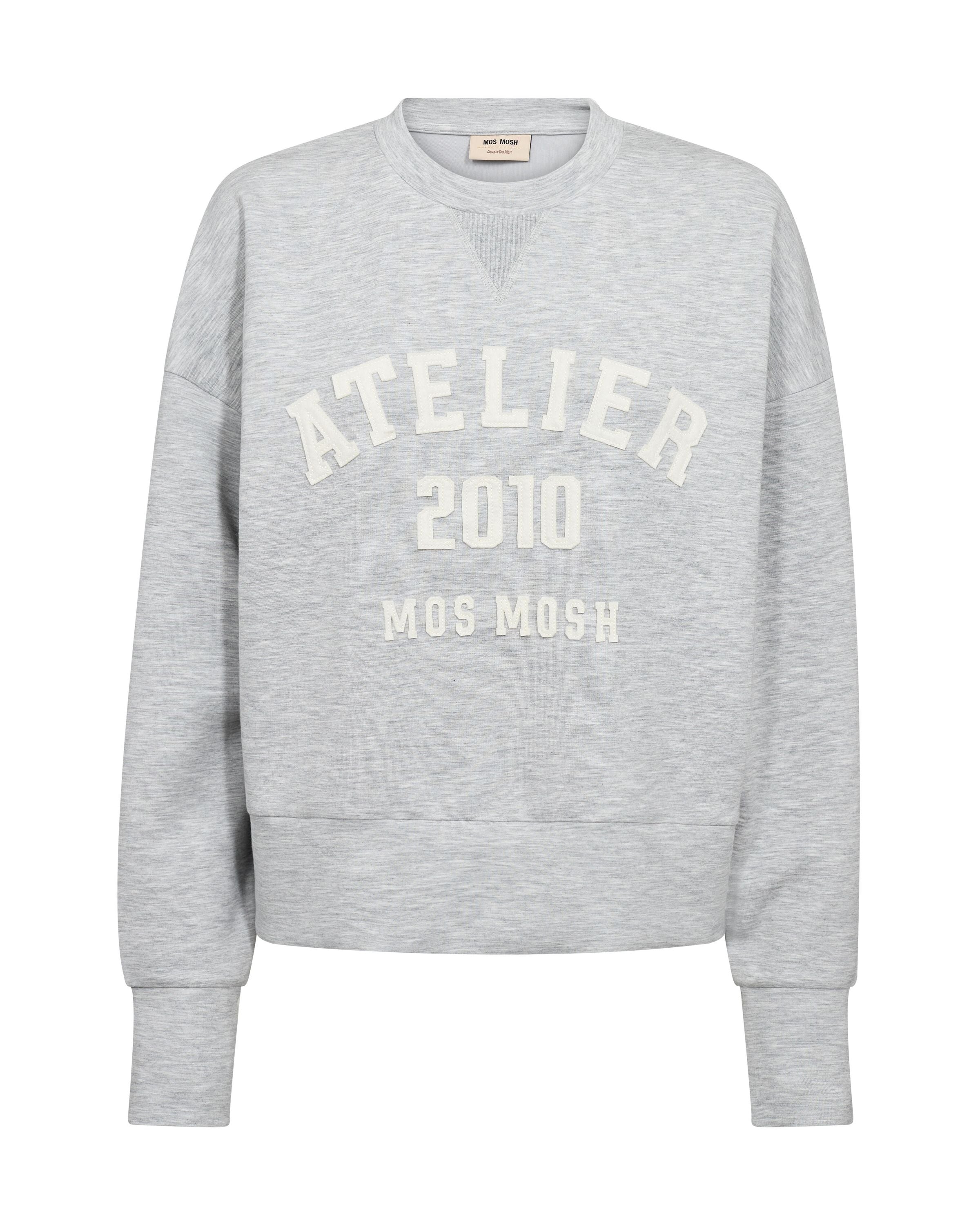 Sweatshirt NIMA aus Viskosemix - 919 Grey Melange - Grau