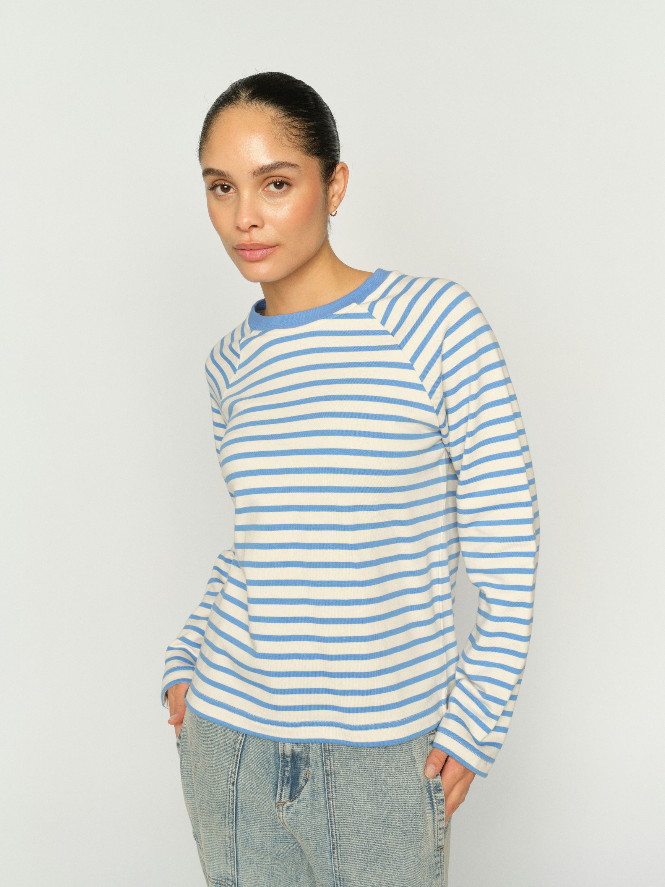 Sweatshirt LIDY aus Baumwolle - 431 Ultramarine - Blau