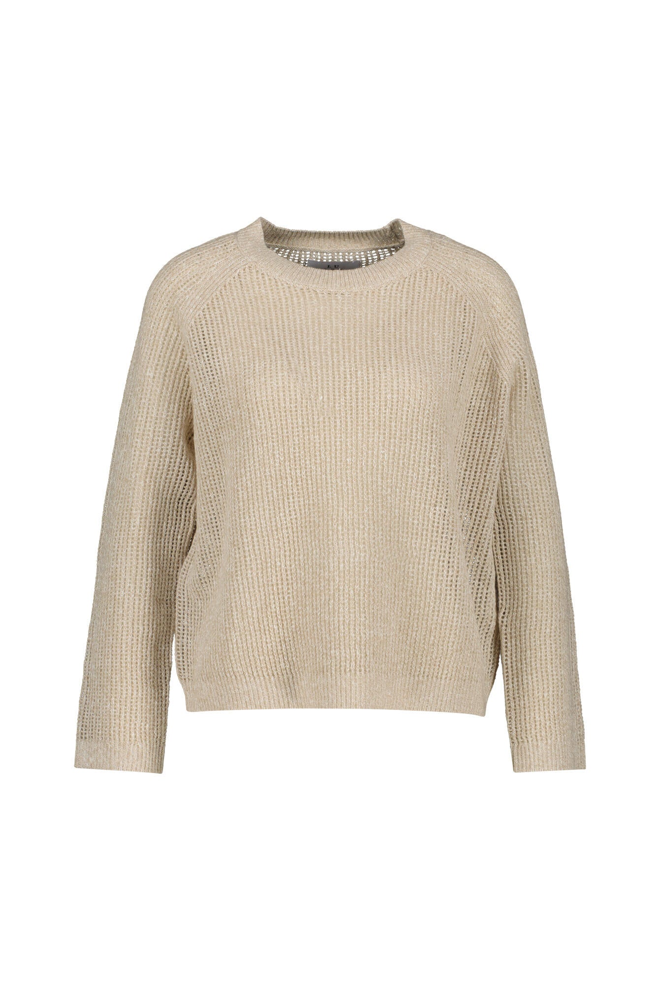 Strickpullover aus Baumwolle - Beige