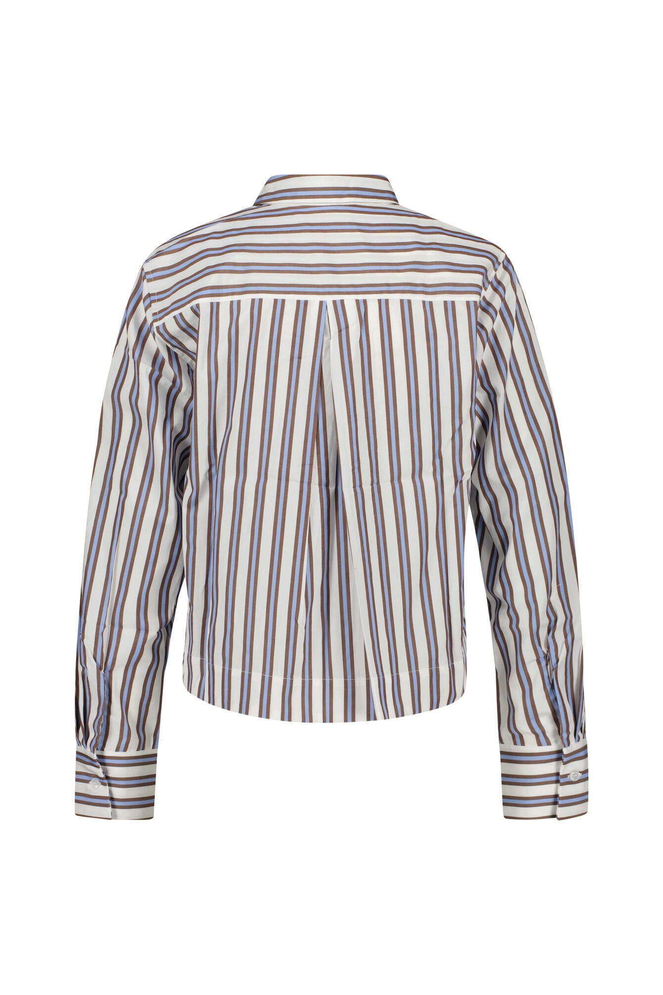 Bluse gestreift aus Baumwolle - Blau