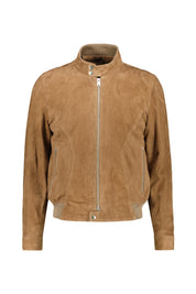 Bomberjacke BRATTON aus Leder - Brown - Braun