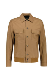 Übergangsjacke aus Baumwollmix - Braun