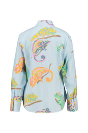 Bluse aus Seide - 261032 Breeze Multi - Blau