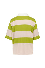 Strickpoloshirt aus Baumwolle - 821 Limetta - Grün