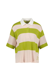 Strickpoloshirt aus Baumwolle - 821 Limetta - Grün