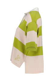 Strickpoloshirt aus Baumwolle - 821 Limetta - Grün