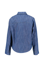 Overshirt aus Baumwollmix - 688 Denim Blue - Blau