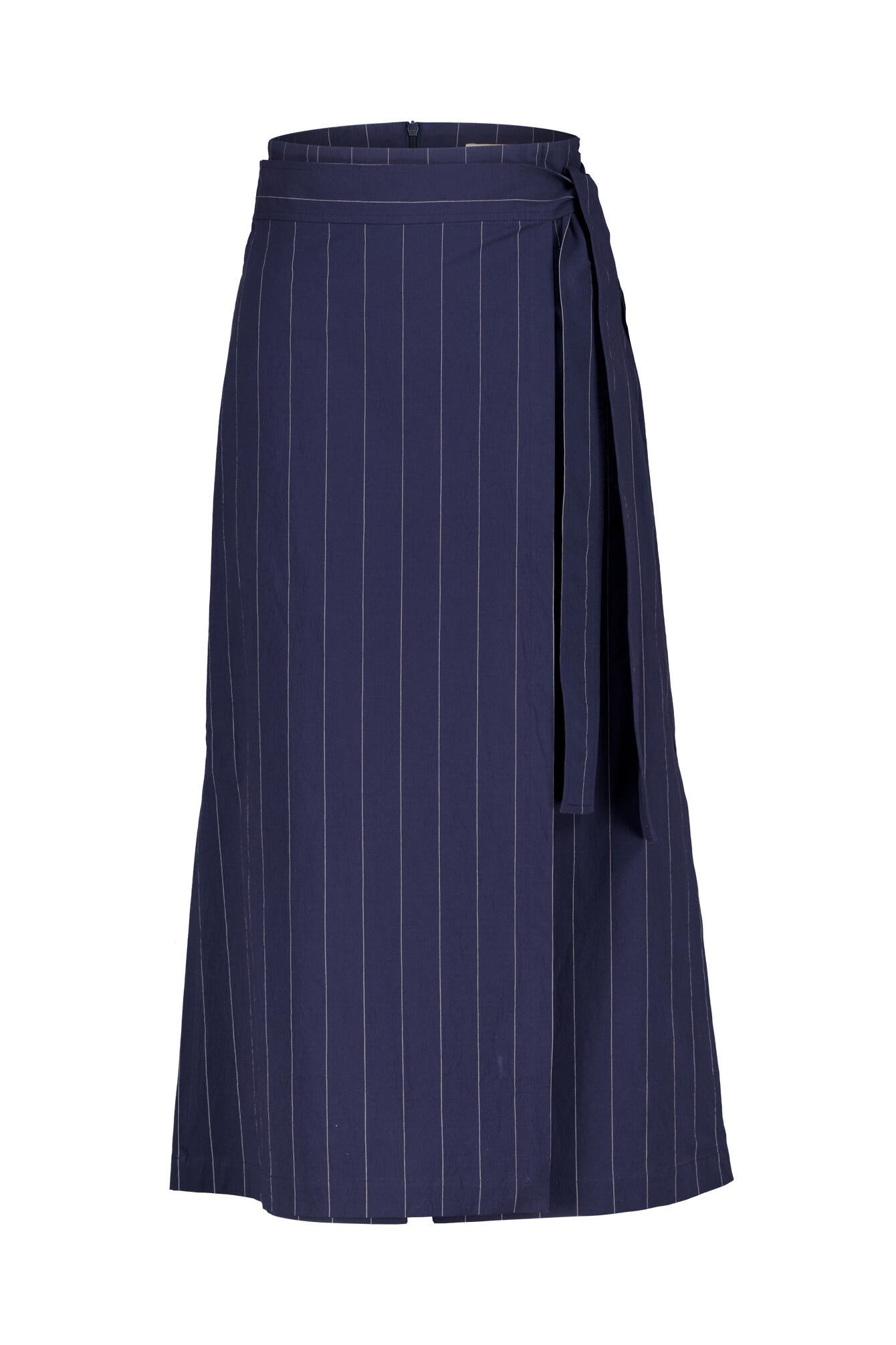 A-Linie-Rock Midi aus Baumwolle - 697 Marine - Blau