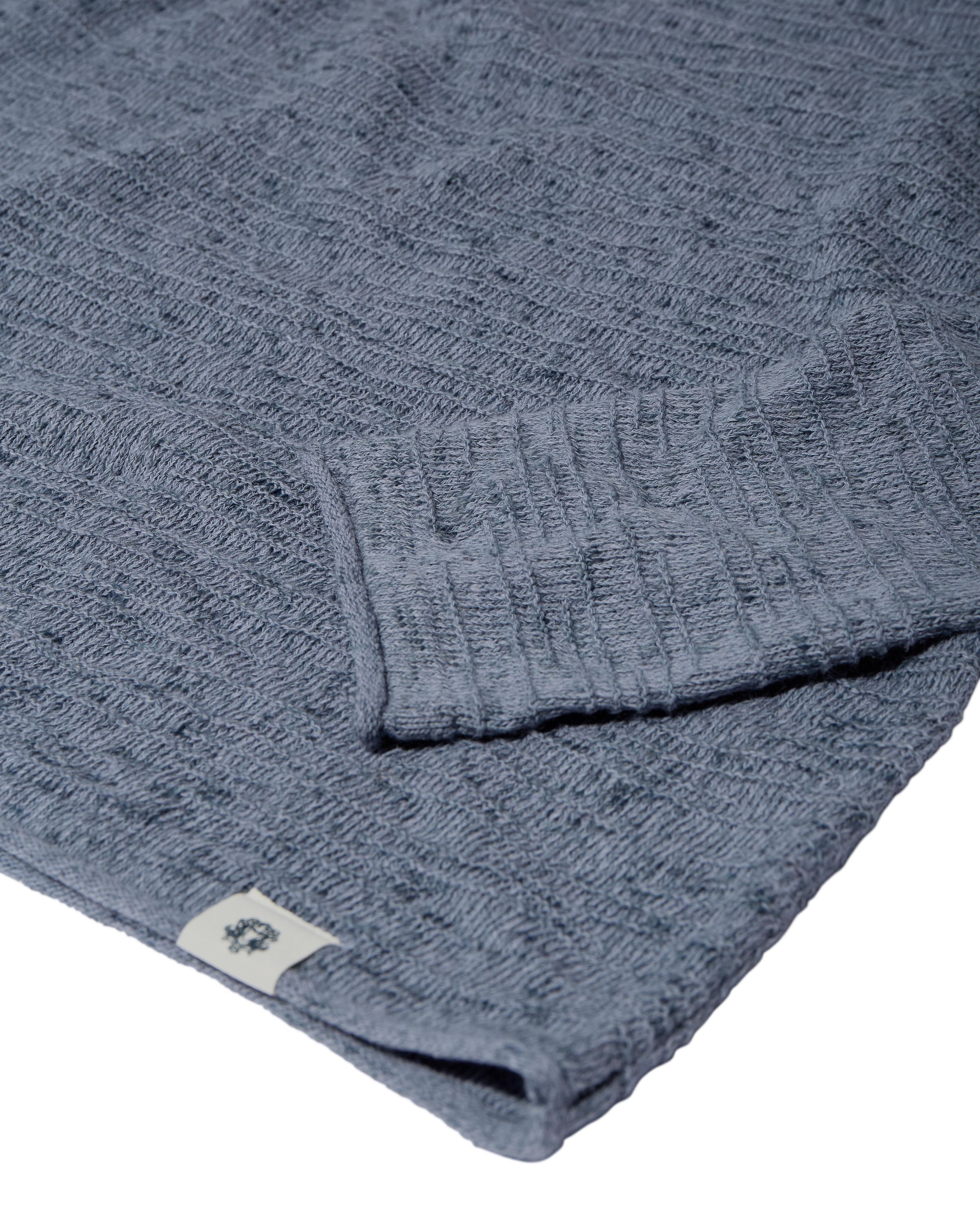 Strickpullover KASEY aus Leinenmix - 963 Flint Stone - Blau