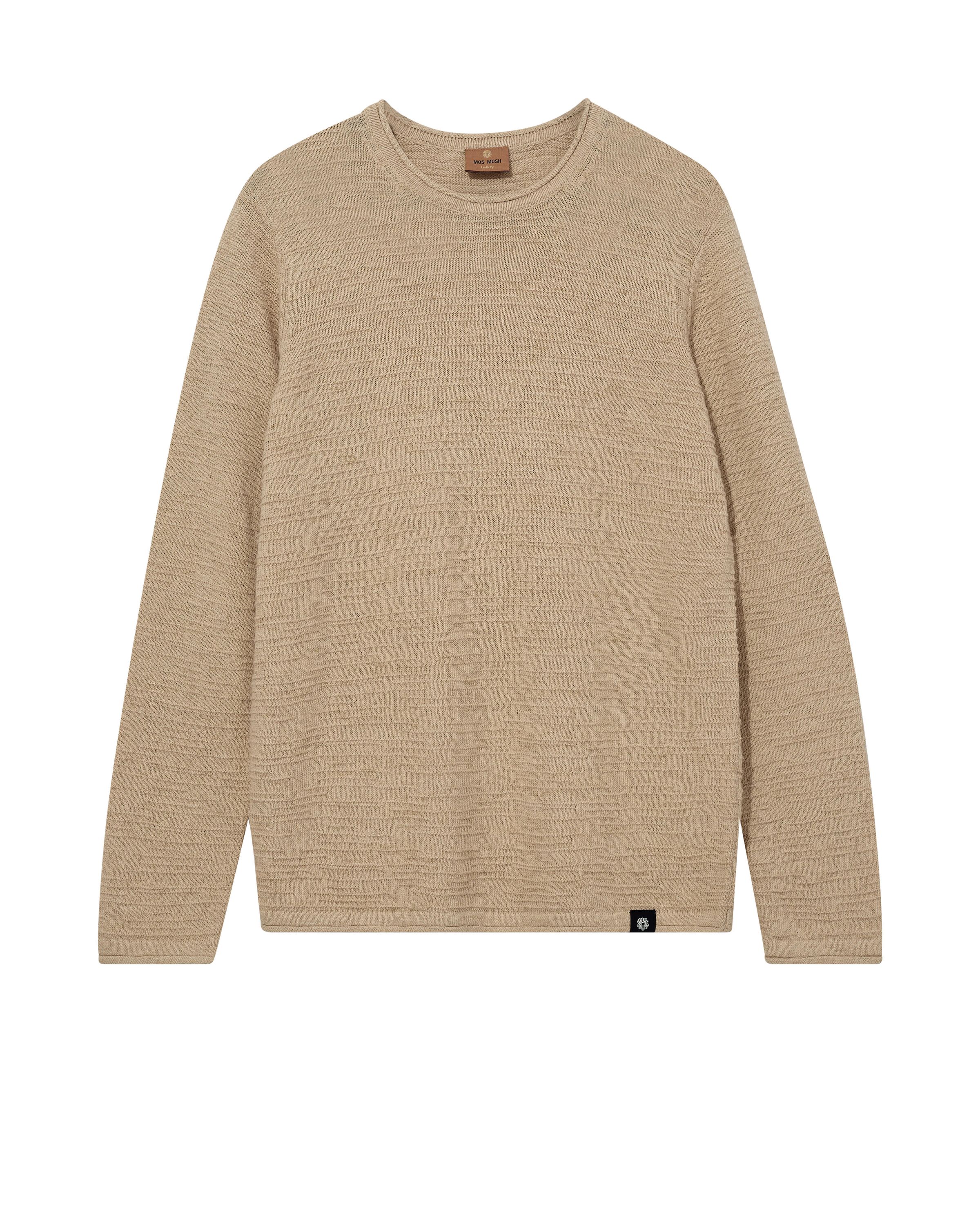 Strickpullover KASEY aus Leinenmix - 180 Ecru - Beige