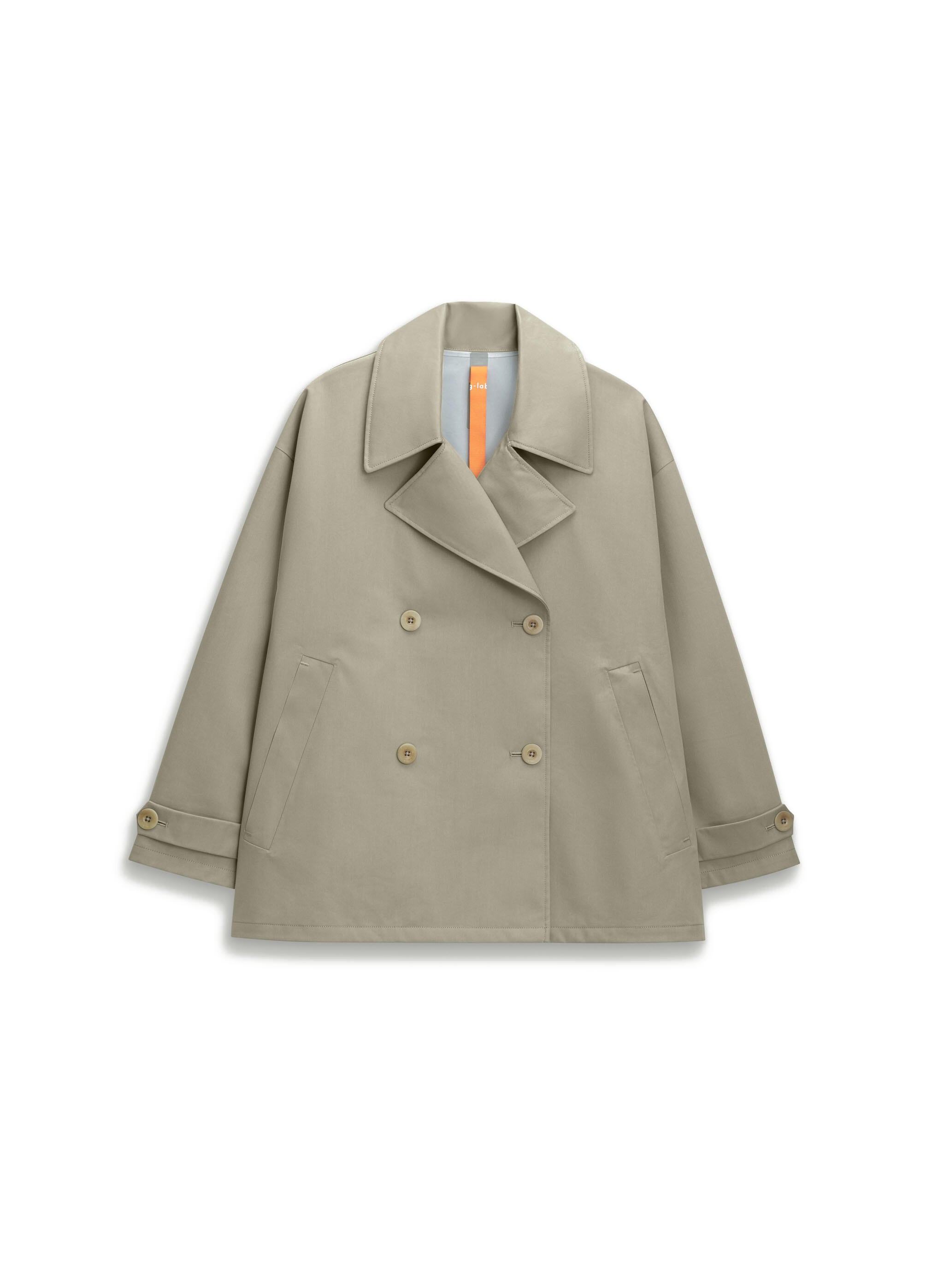 Trench-Jacke HEATHER Oversized Fit - 710 Smoke - Beige