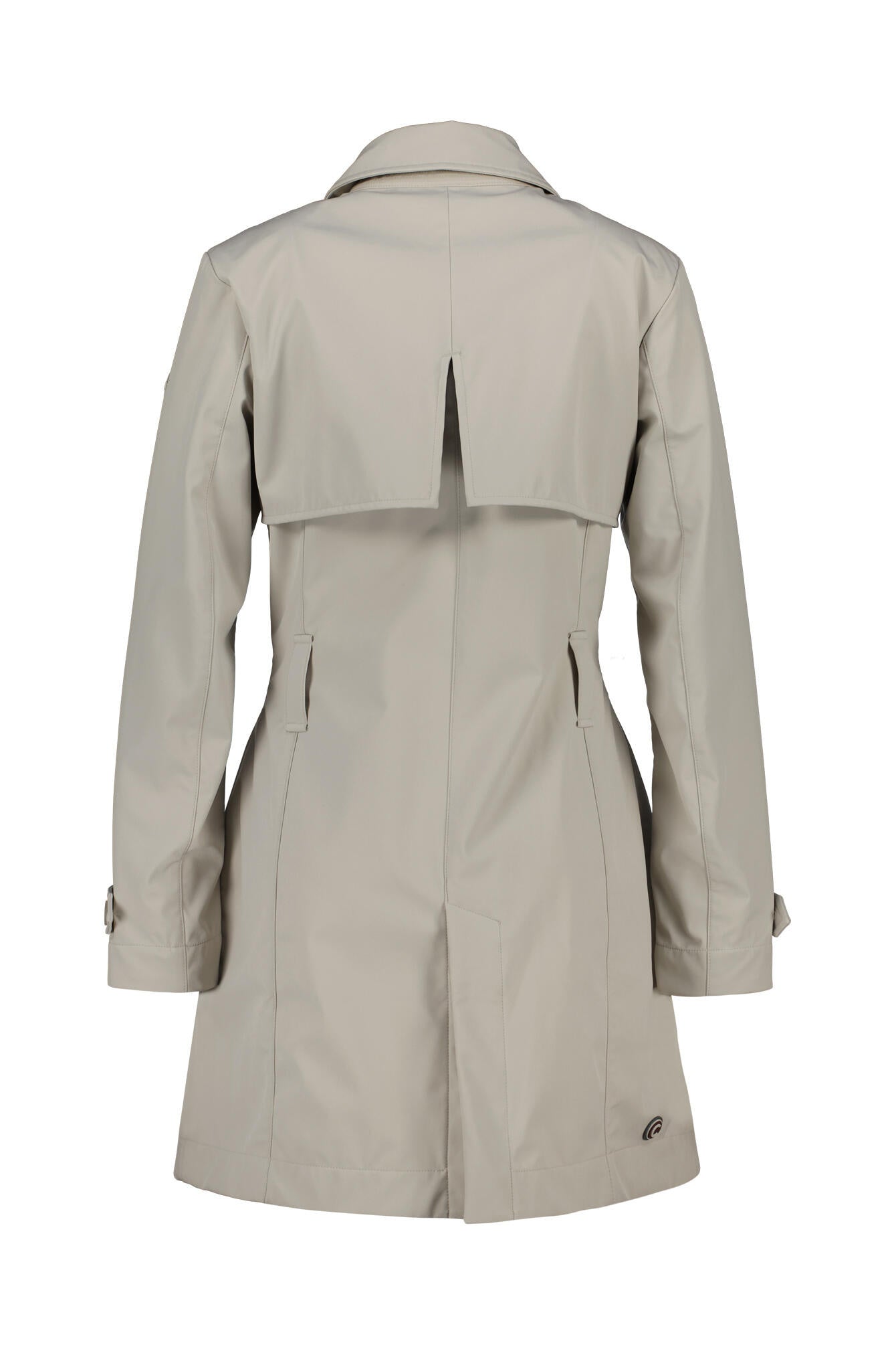 Regenmantel mit aufliegendem Kragen - 06 Canapa - Beige