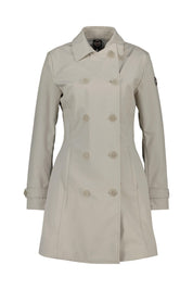 Regenmantel mit aufliegendem Kragen - 06 Canapa - Beige