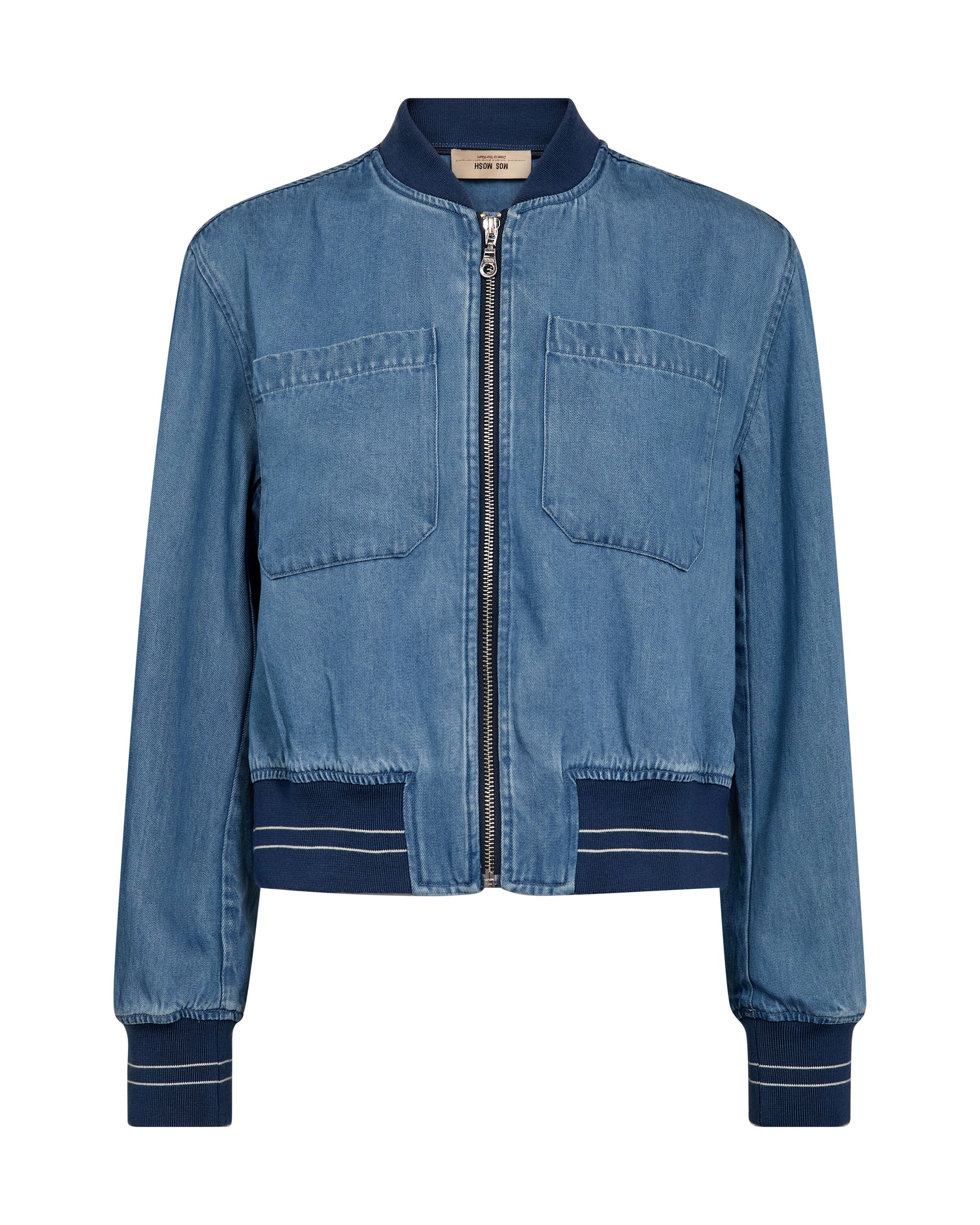 Jeansjacke aus Lyocell - 405 Light Denim - Blau