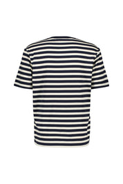 T-Shirt gestreift aus Baumwolle - Navy Stripe - Blau