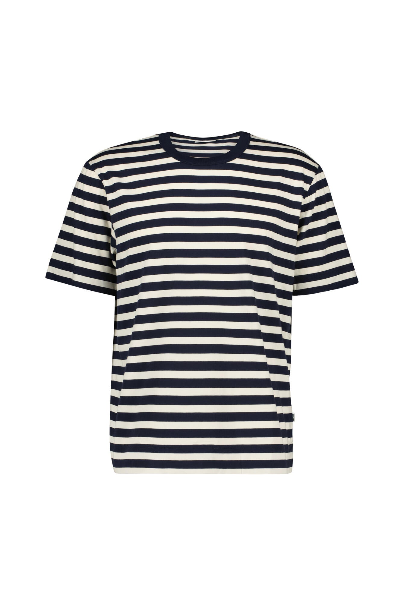 T-Shirt gestreift aus Baumwolle - Navy Stripe - Blau