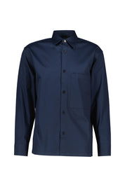 Overshirt FREDDY aus Baumwolle - Navy Blue - Blau