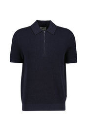 Strickpullover aus Baumwolle - Navy Melange - Blau