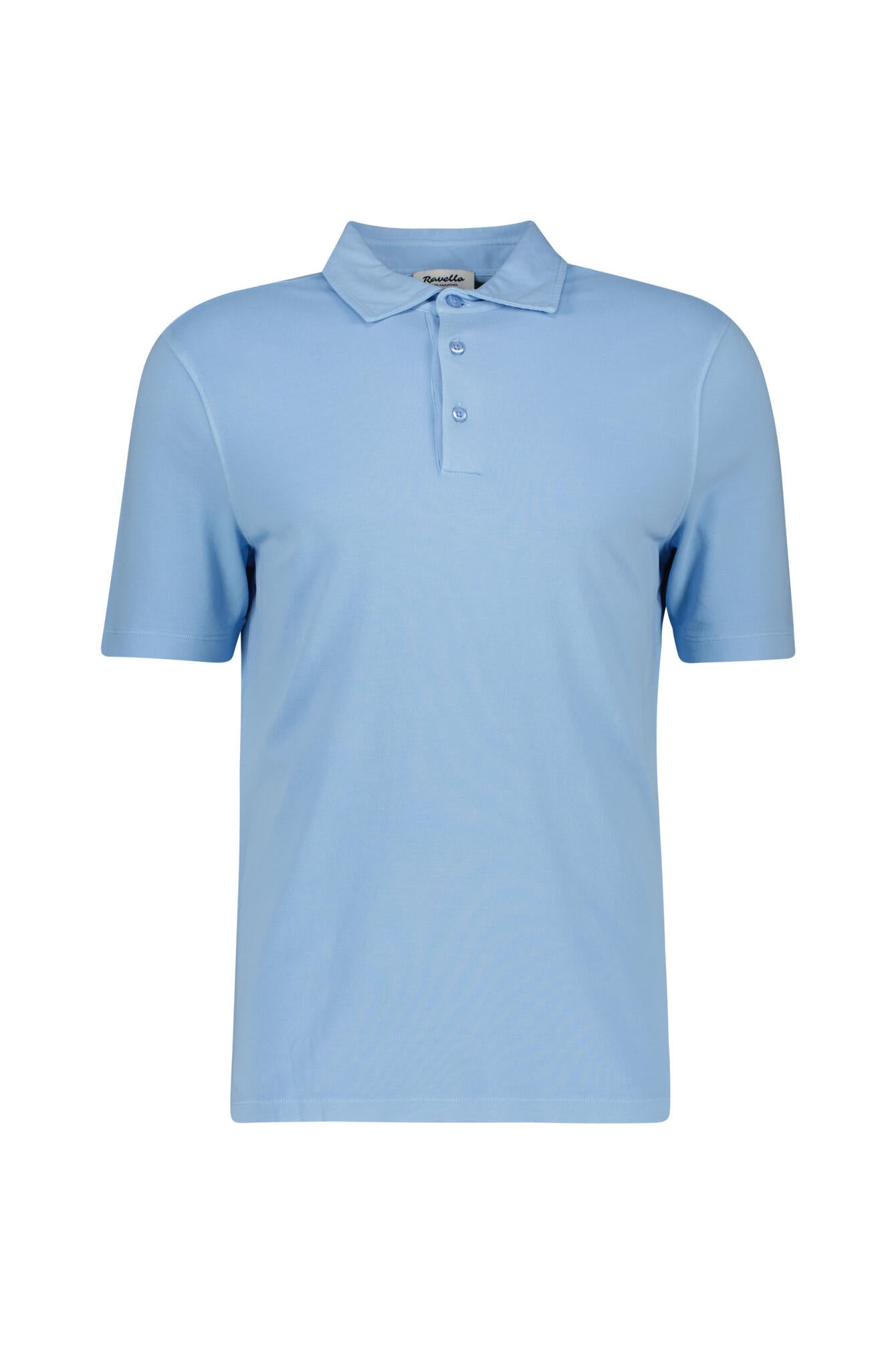 Poloshirt aus Baumwolle Regular Fit - Sky - Blau