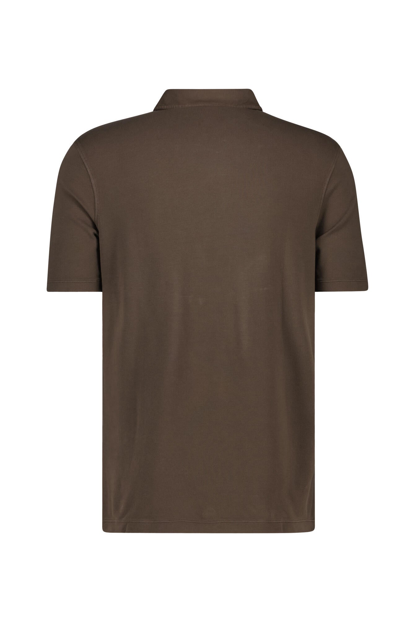 Poloshirt aus Baumwolle Regular Fit - Chocolate - Braun