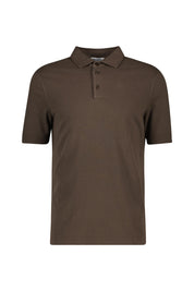 Poloshirt aus Baumwolle Regular Fit - Chocolate - Braun