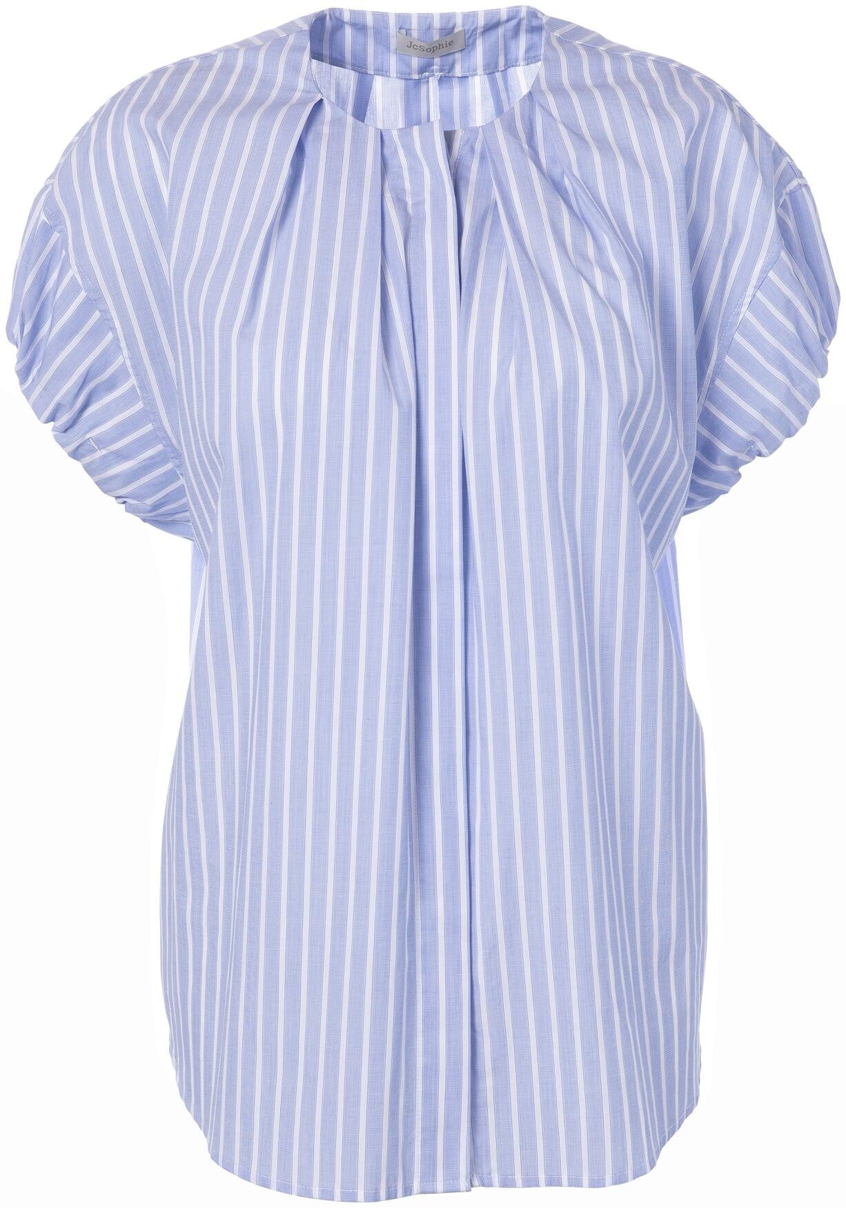 Bluse LEONIE aus Baumwolle - 181 Light blue - Blau