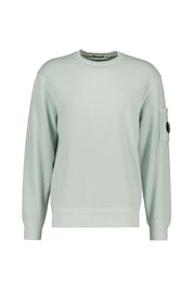 Sweatshirt aus Baumwolle - 804 Misty Blue - Grün