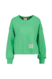 Sweatshirt Oversized Fit - 10813 Applegreen - Grün
