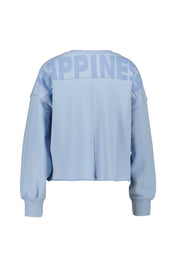 Sweatshirt Oversized Fit - 10827 Light Denim - Blau